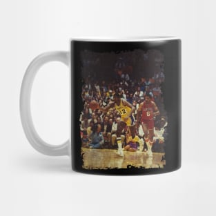 Julius Erving vs Magic Johnson, 1983 Mug